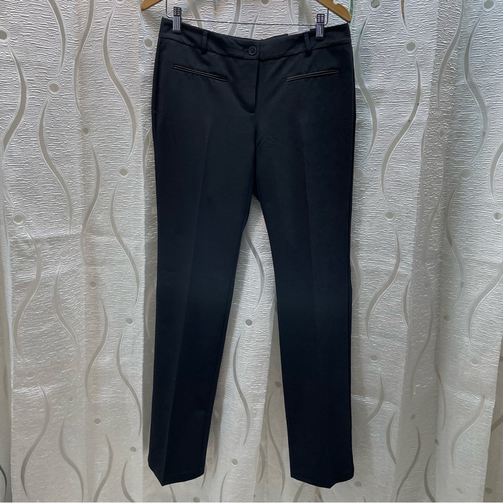 Smart Set Trousers Womens 8L Black‎ New Curvy Straight Leg Professional Pants